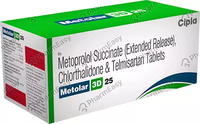 METOLAR 3D 25MG TAB