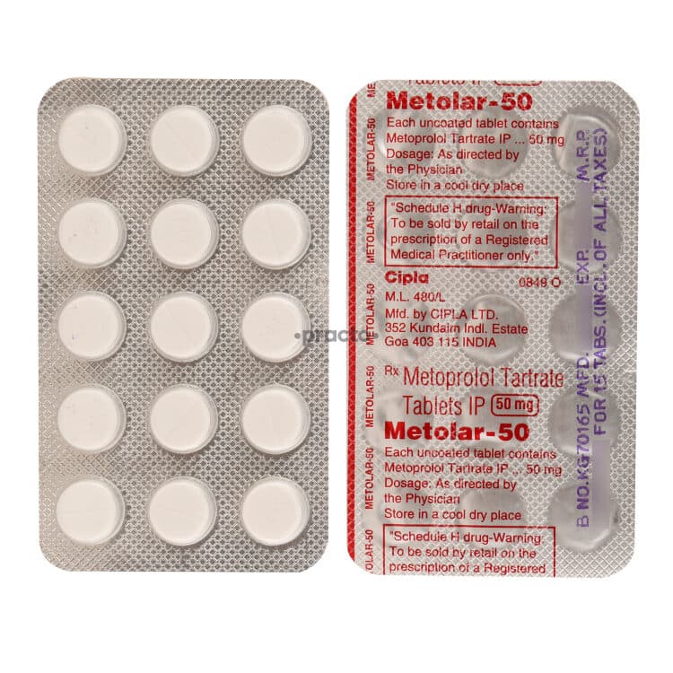 METOLAR D 50/10MG TAB