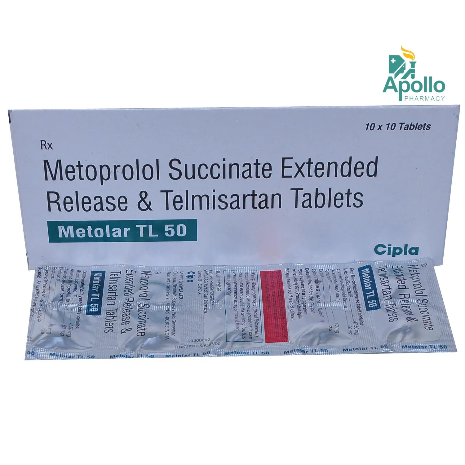 METOLAR TL 50 TAB