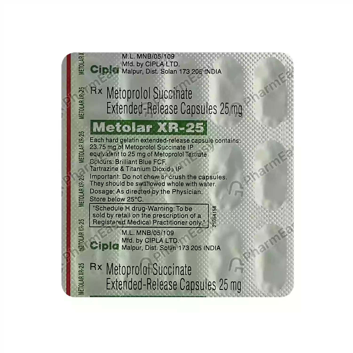 METOLAR XR 25