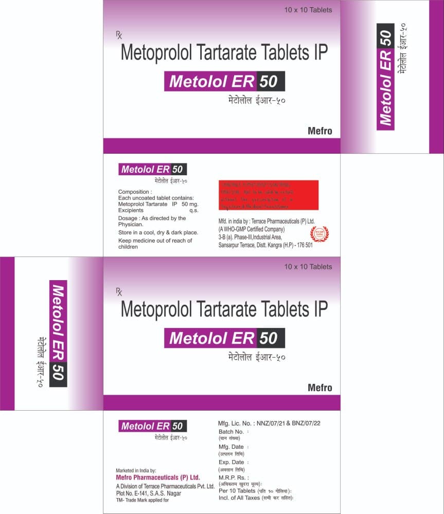 METOPRL ER 50 TAB