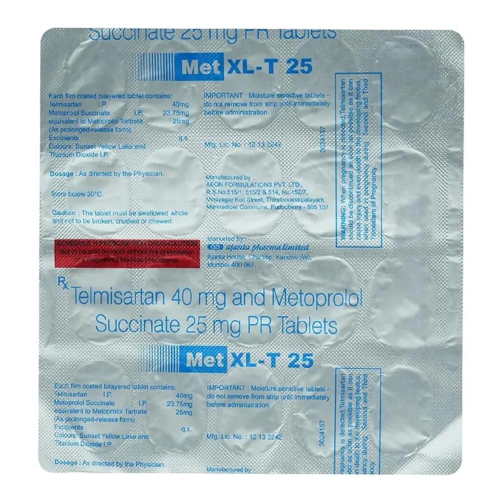 METOSAVE XL 25MG TAB