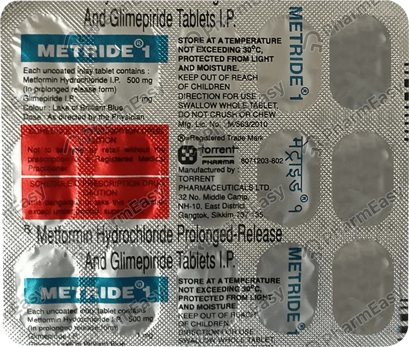METRIDE 1MG