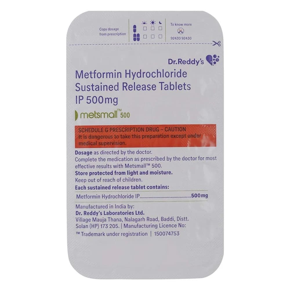 METSMALL V 500MG TAB