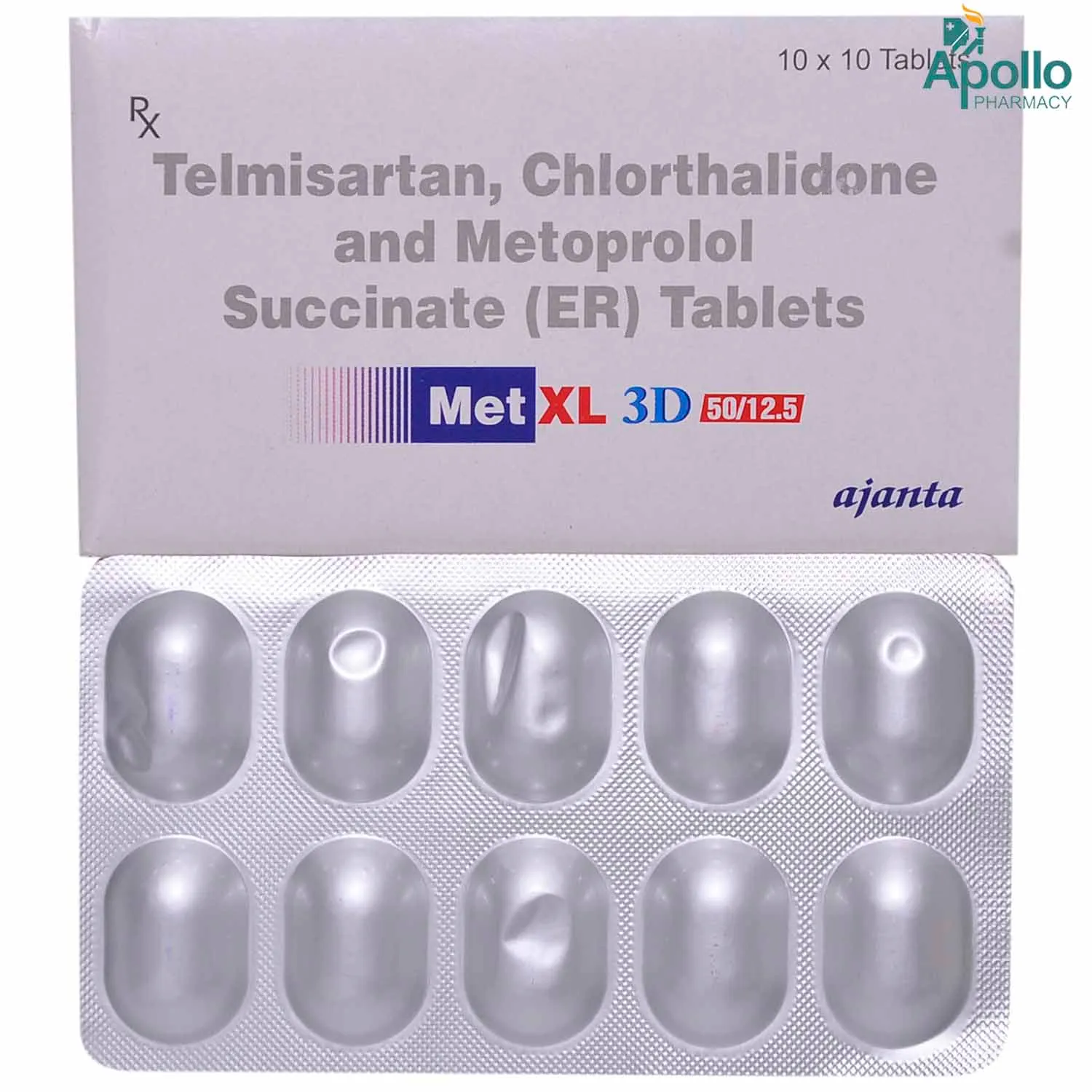 METXL 3D 50/12.5/40MG