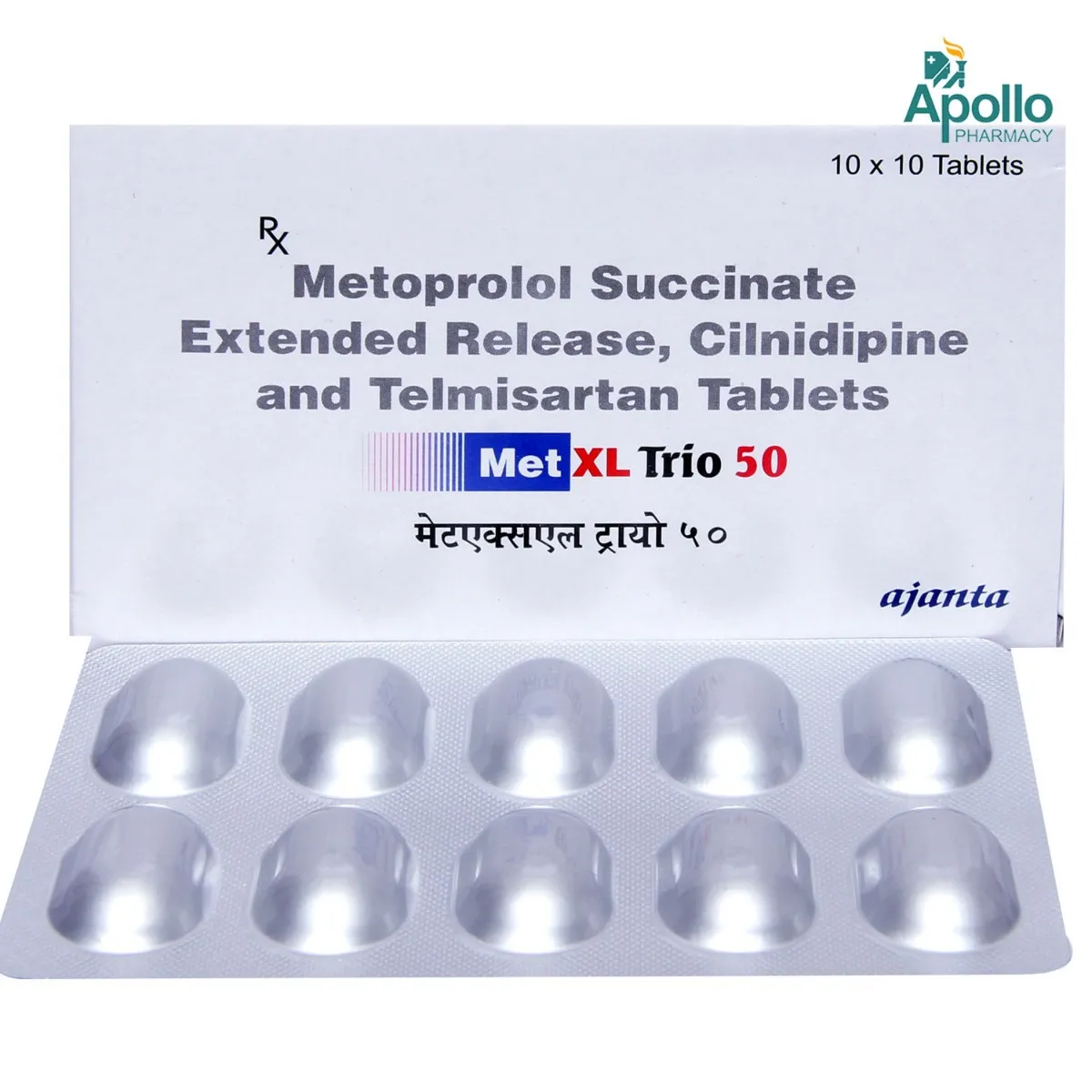 METXL TRIO 50/40/10MG TAB
