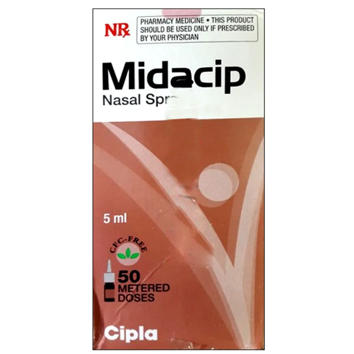 MIDACIP 1.25MG NASAL SPRAY