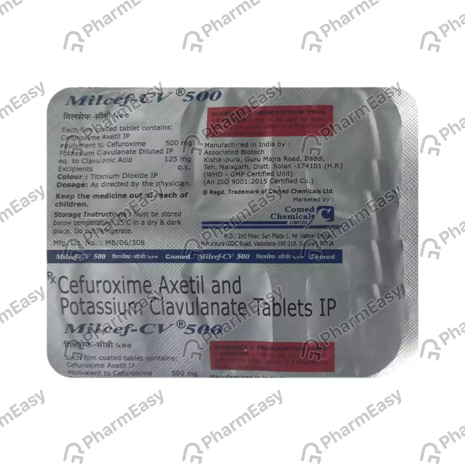 MILCEF CV 500MG TAB