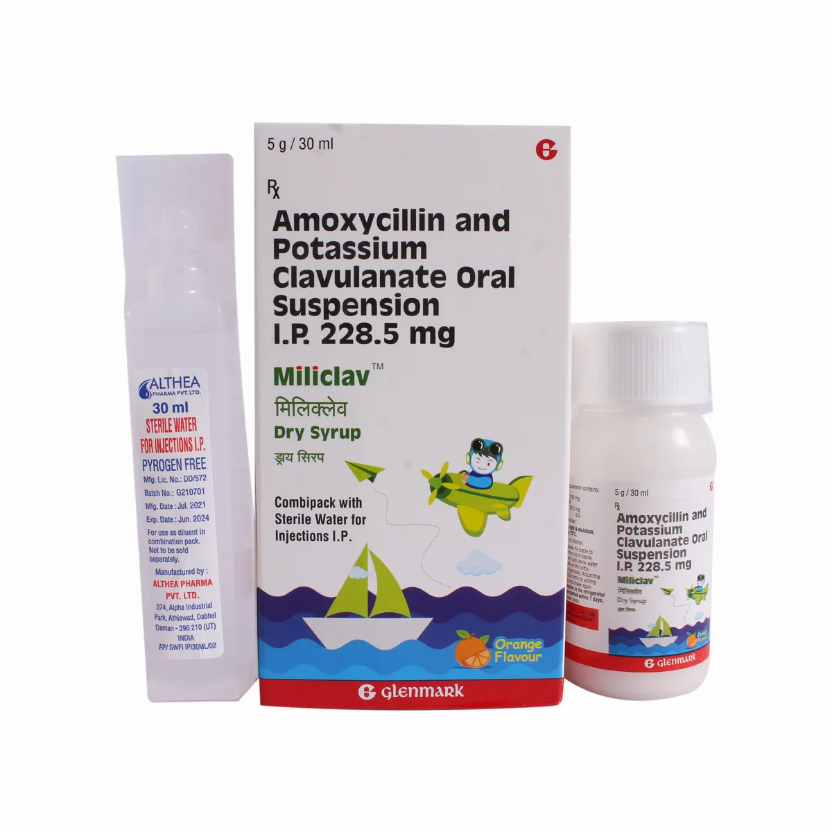 MILICLAV 228.5MG DRY SYRUP