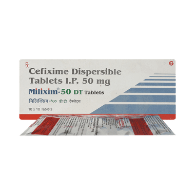 MILIXIM 50MG DT 10`S