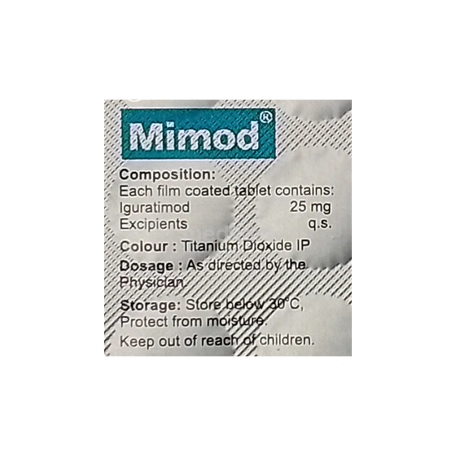 MIMOD 25MG TAB
