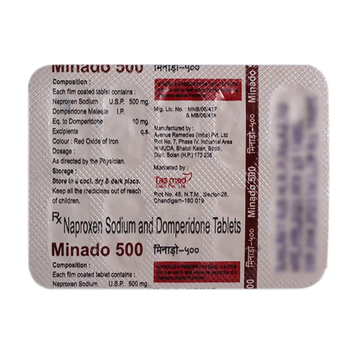 MINADO 500MG TAB
