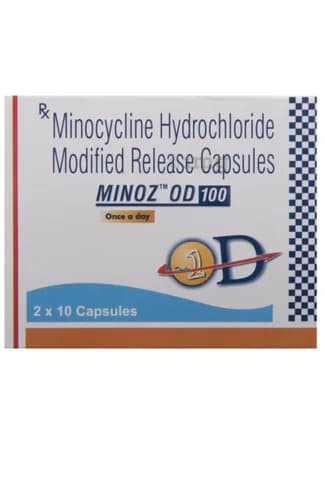 MINOZ OD 100MG CAP 10`S