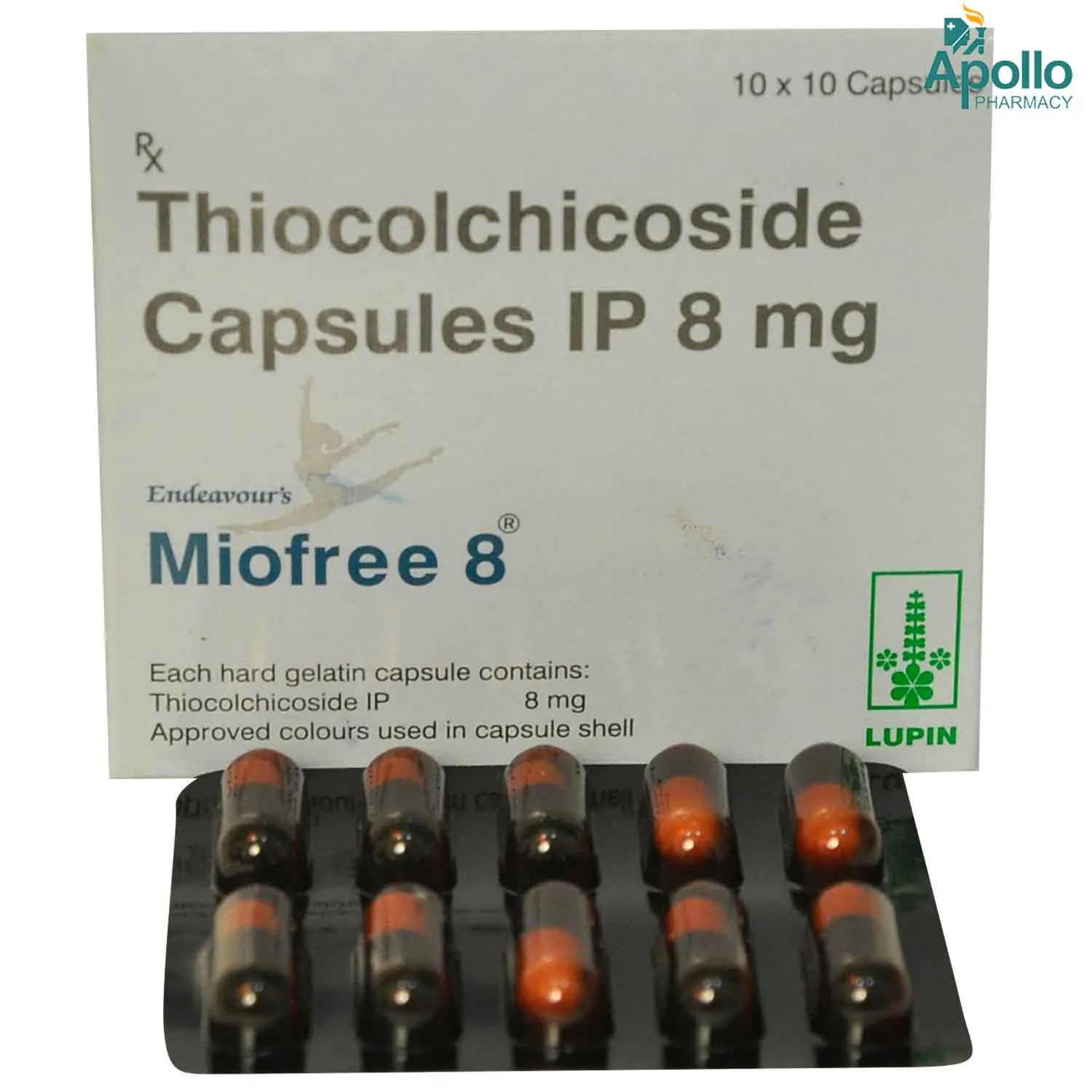 MIOFREE 8MG 10`S