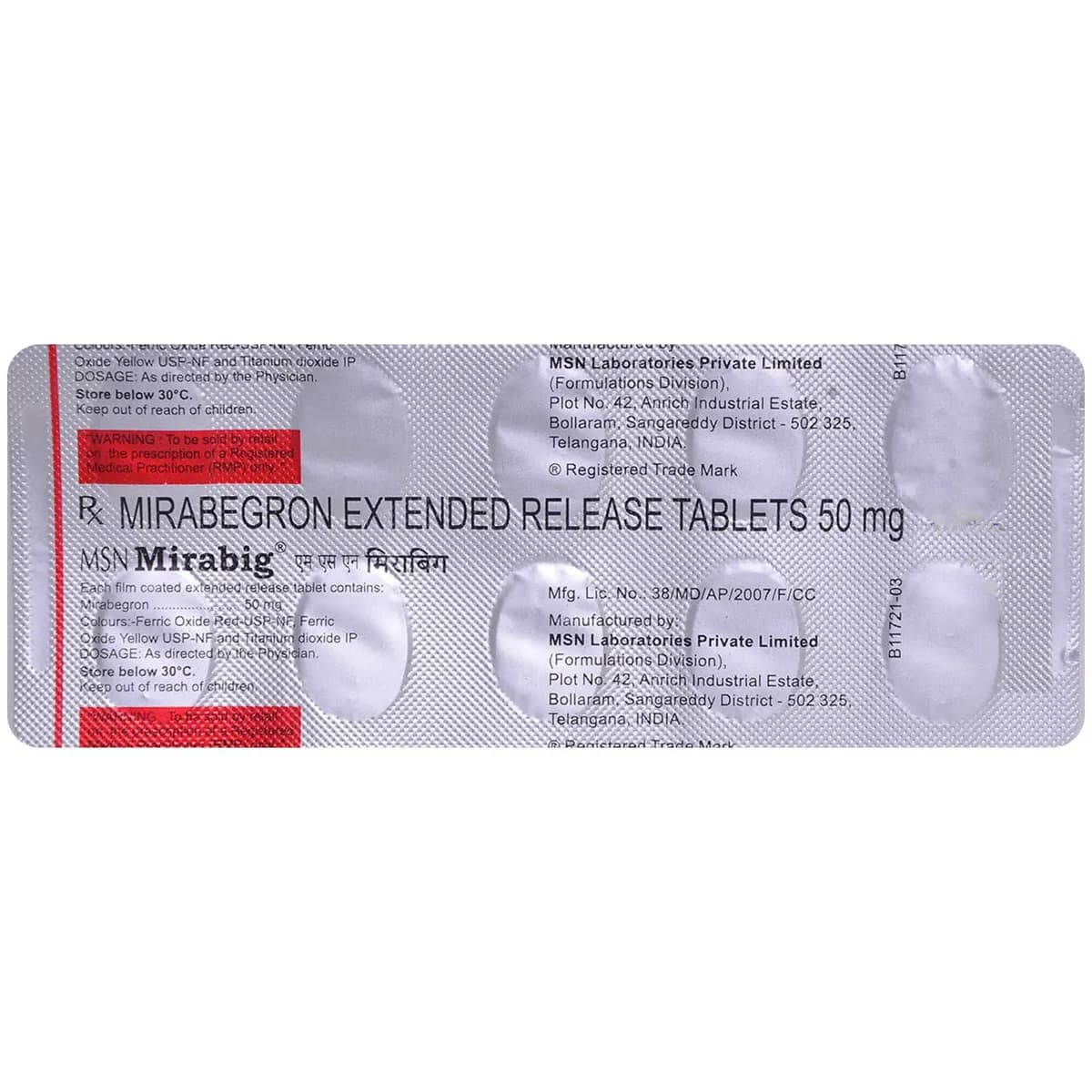 MIRABIG 50 TAB
