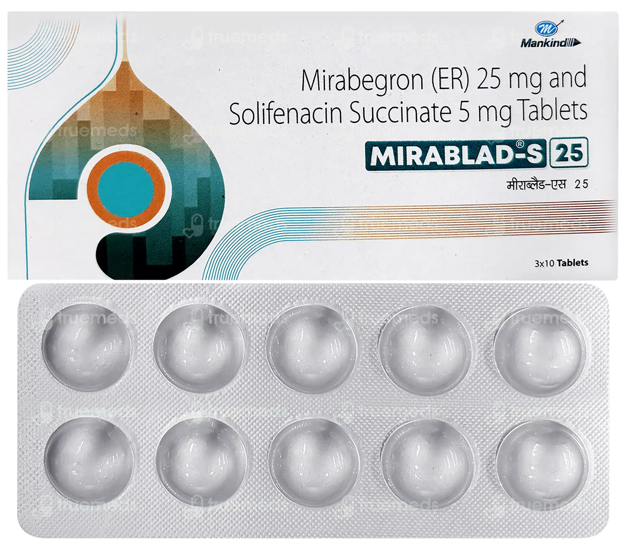 MIRABLAD-S 25MG TAB