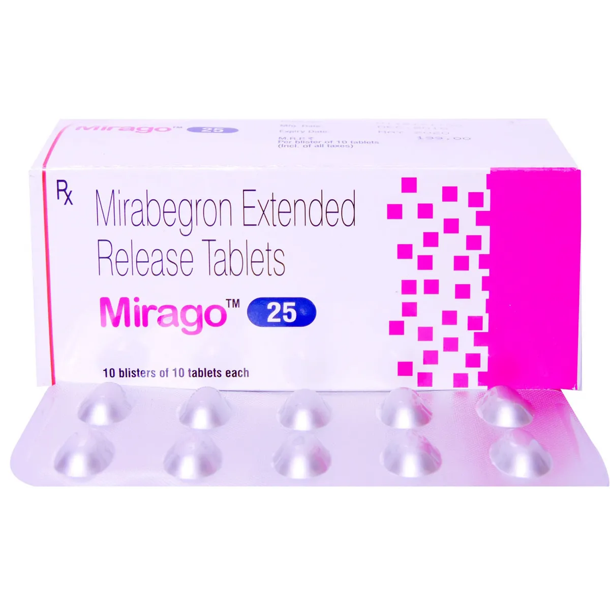 MIRAGO 25MG TAB