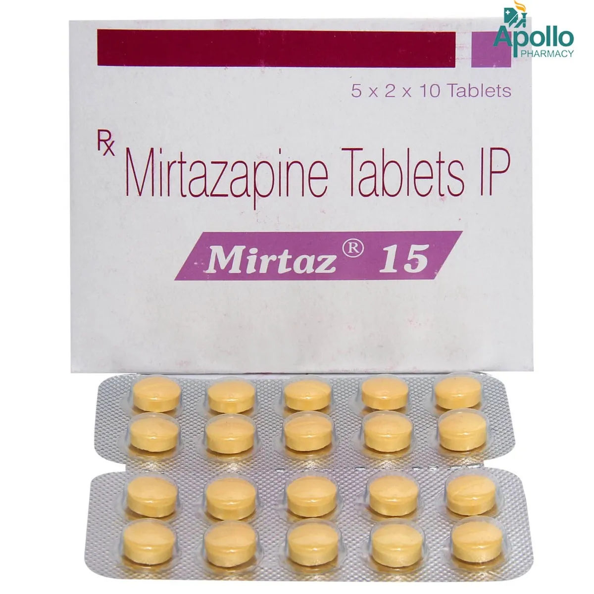 MIRTAZ-15MG TAB 10`S