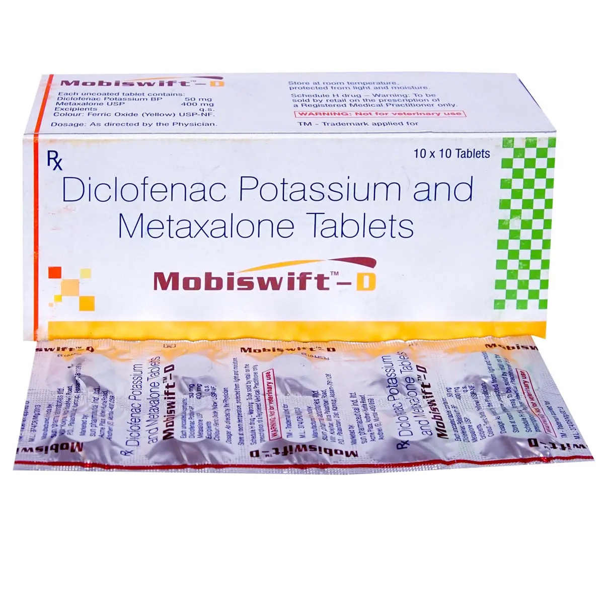 MOBISWIFT D 450MG 10`S