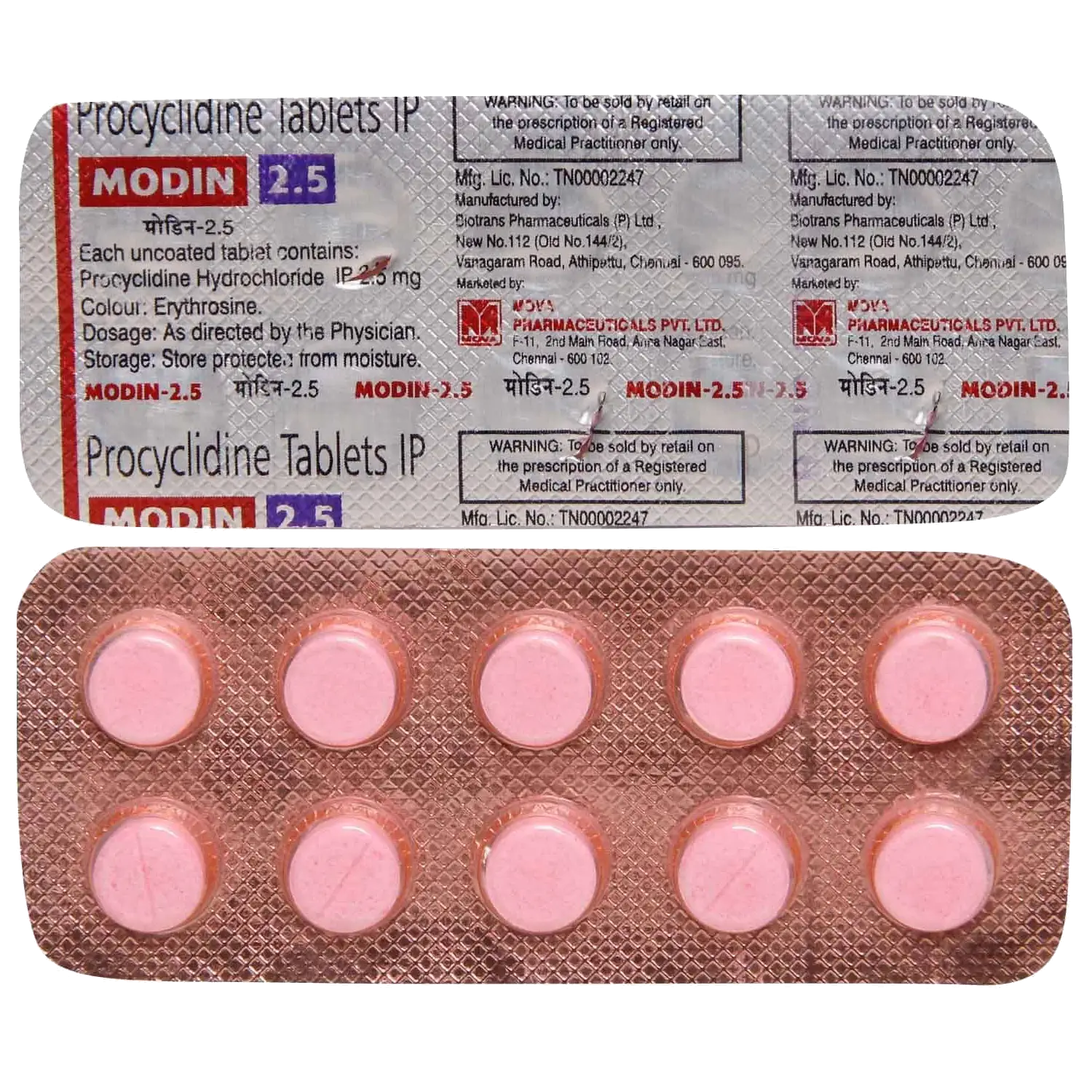 MODIN 2.5 TAB