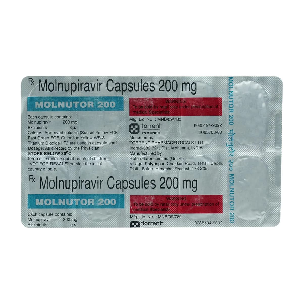 MOLNUTOR 200 CAP