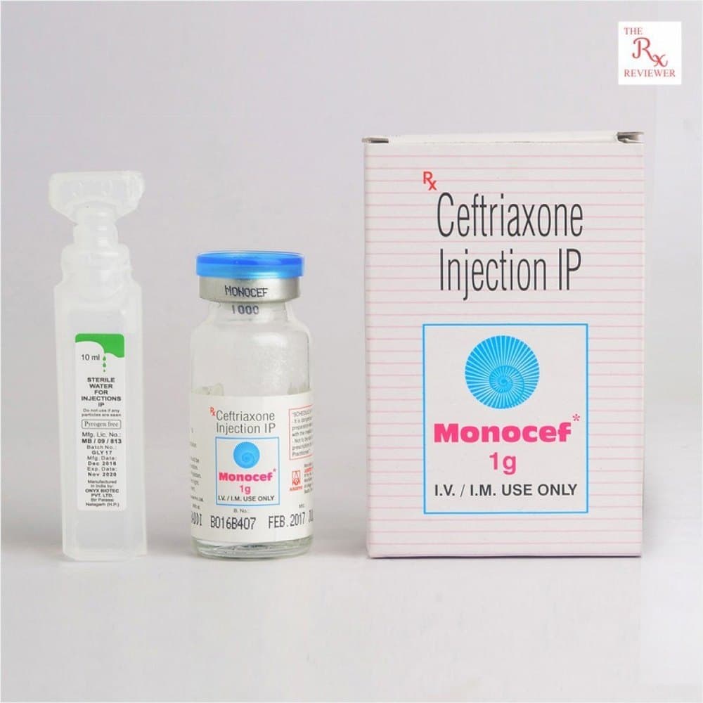 MONOCEF 1GM INJ VIAL