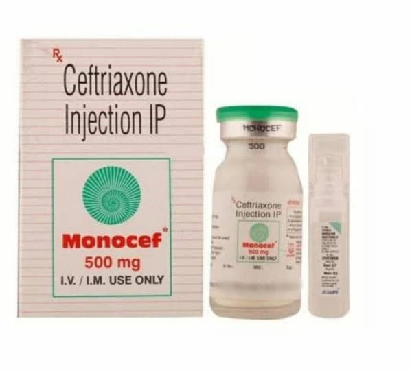 MONOCEF 500MG INJ VIAL