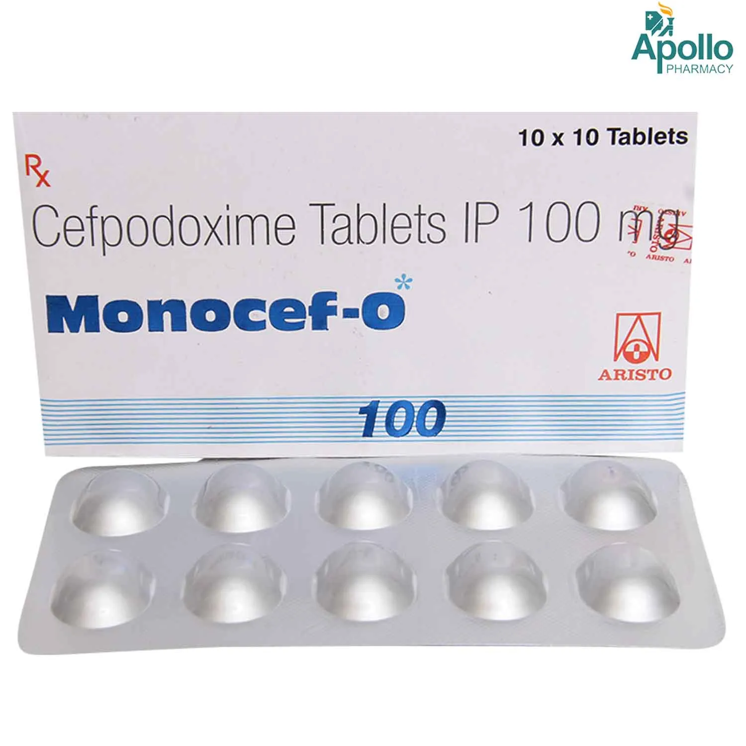 MONOCEF O 100MG TA 10`S