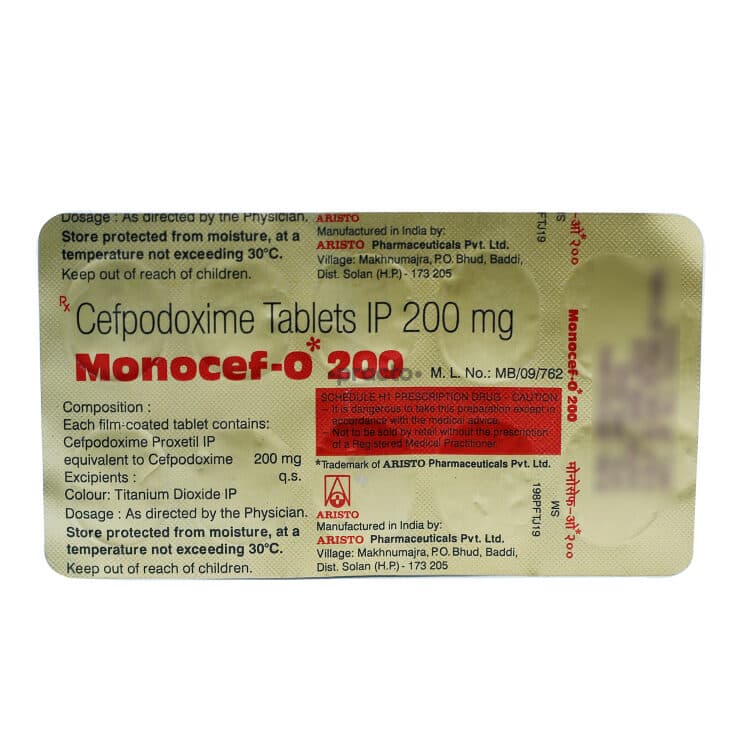 MONOCEF-O CV 200MG