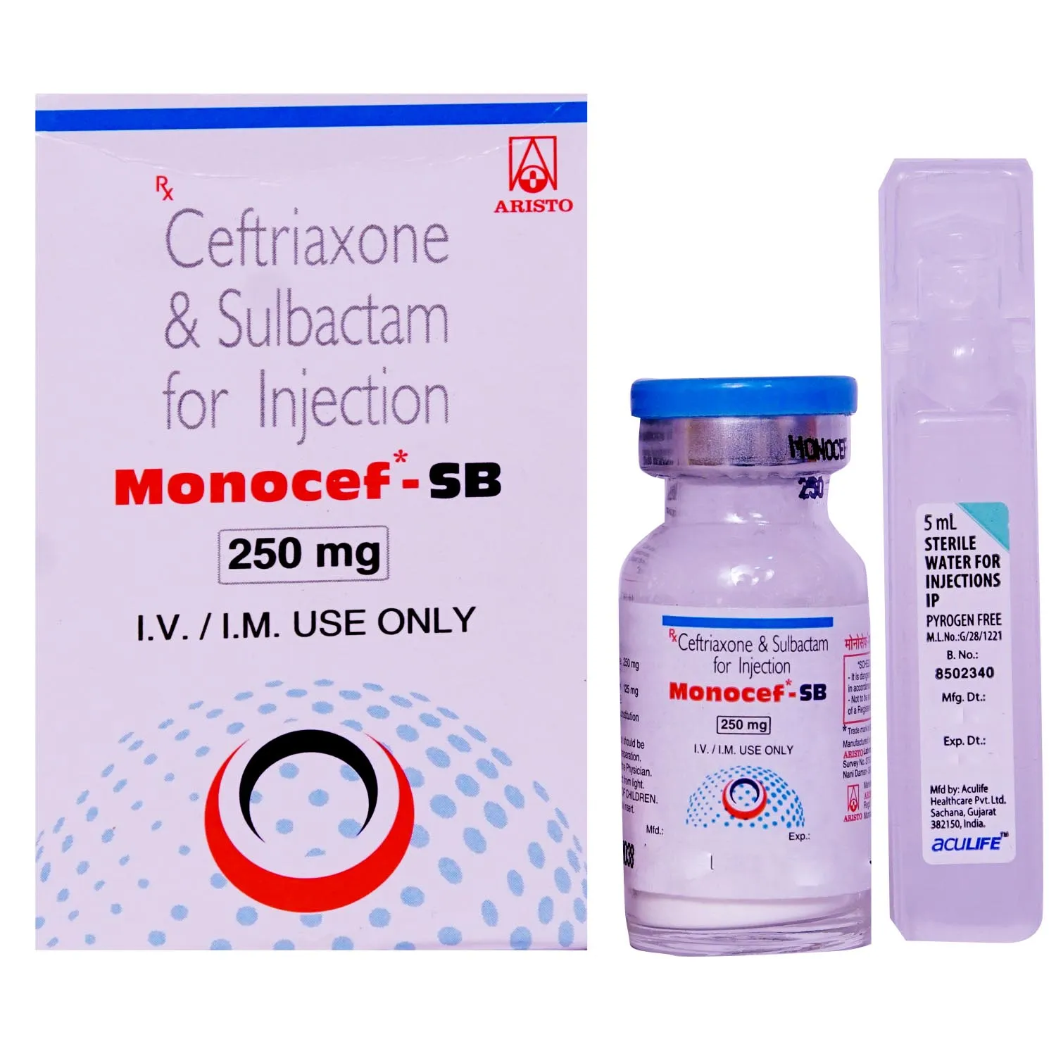 MONOCEF SB 250MG INJ