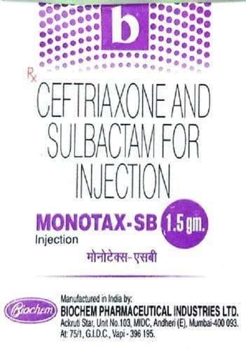 MONOTAX SB 750MG INJ