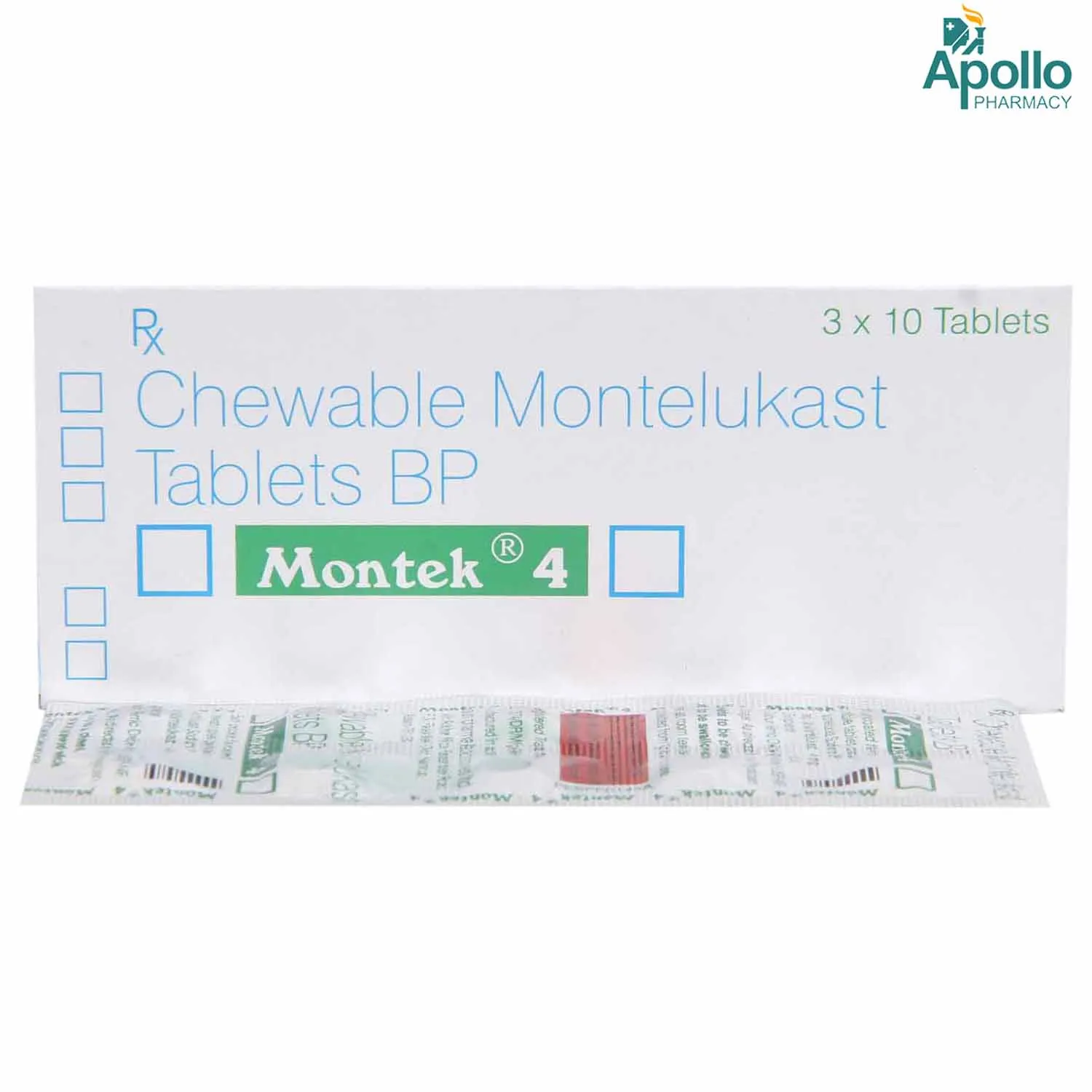 MONTEK-4MG TAB 10`S