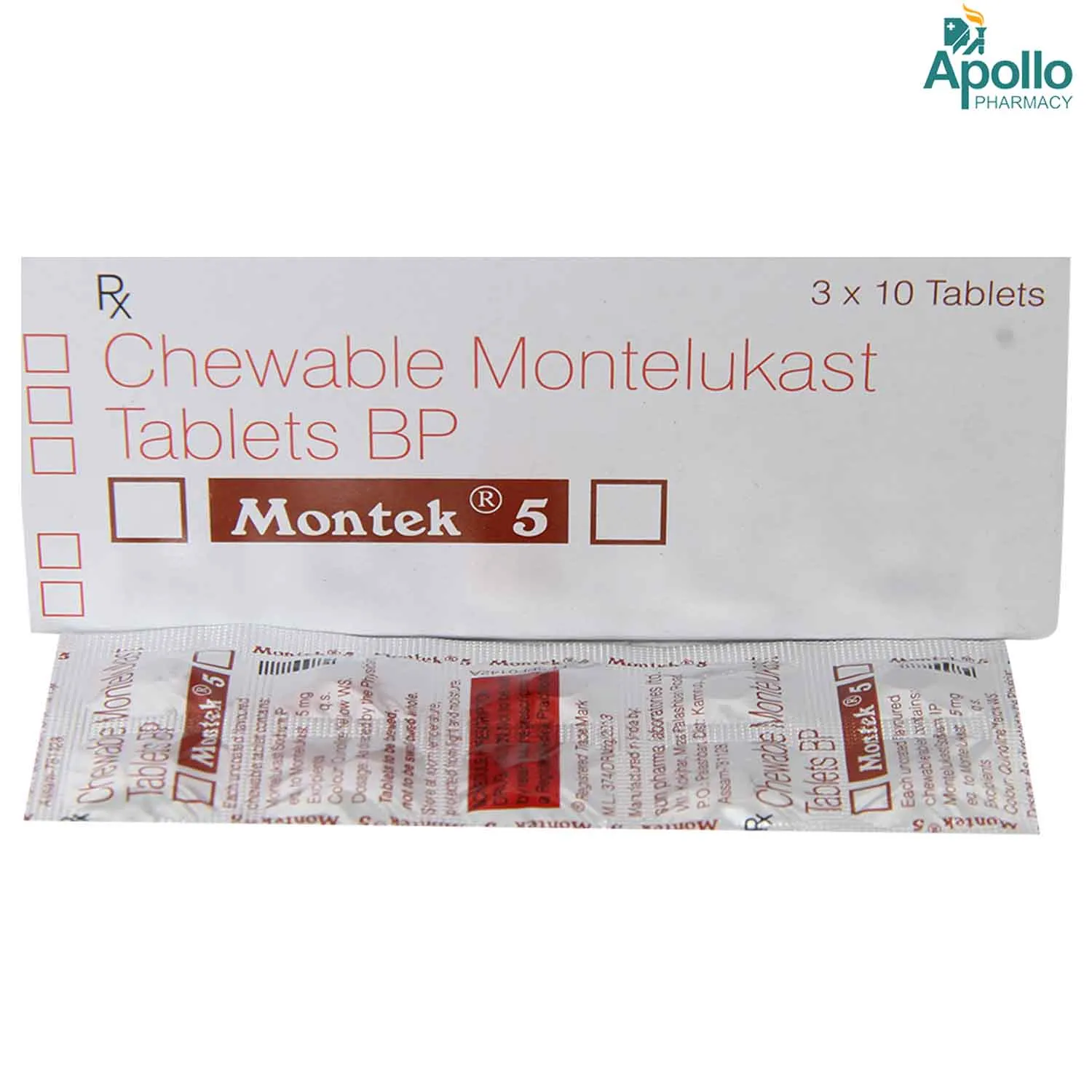 MONTEK 5MG TAB 10`S