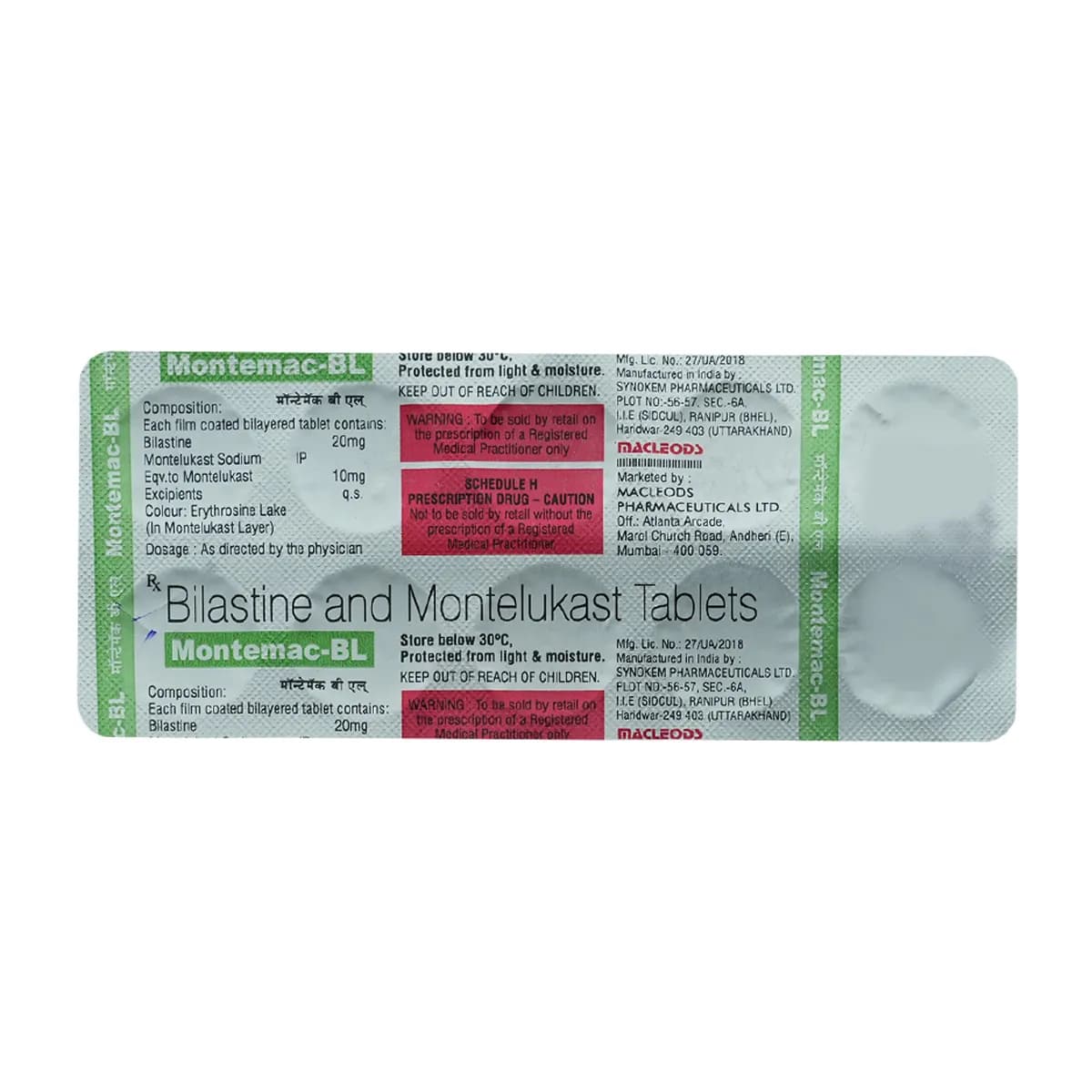 MONTEMAC BL TAB