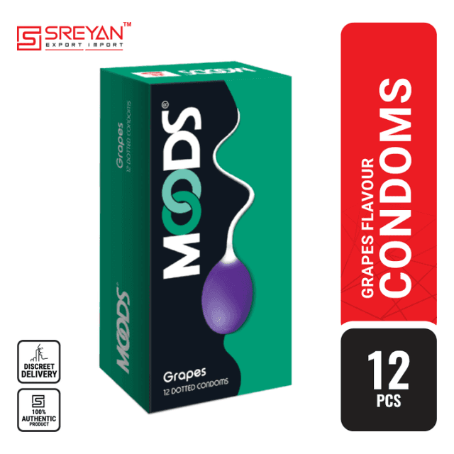 Moods Grapes Dotted Condoms