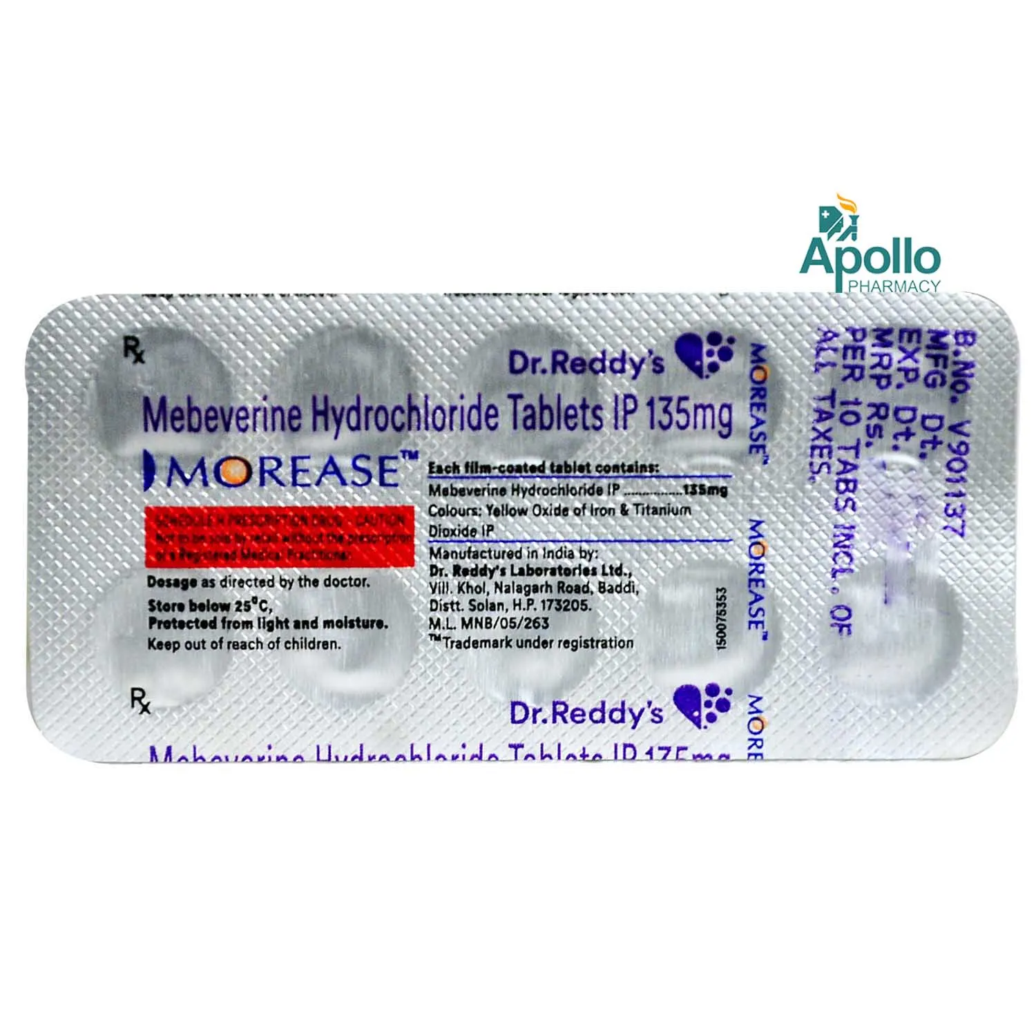 MOREASE TAB 10`S