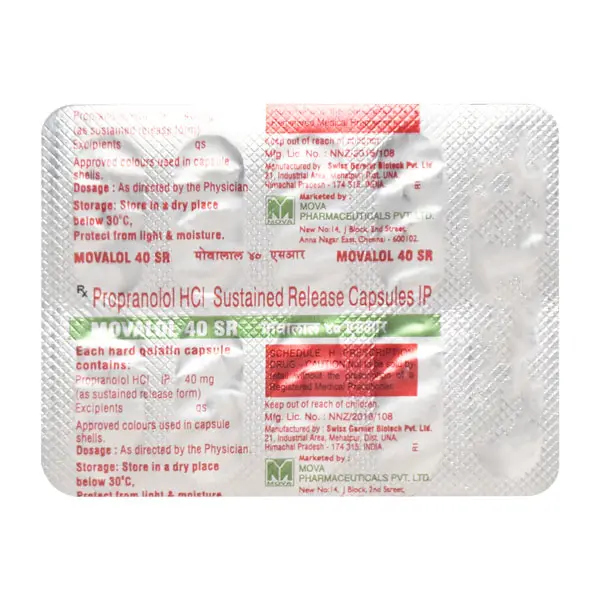 MOVALOL SR 40MG TAB