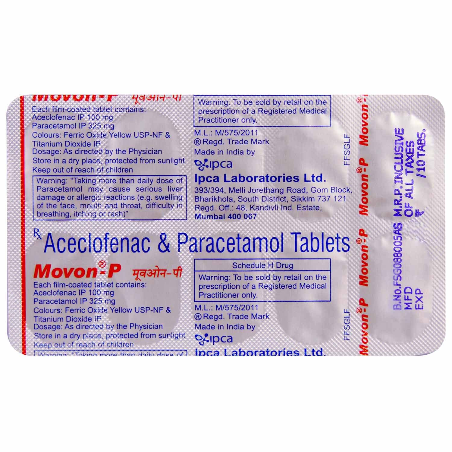 MOVON SP TAB 10`S