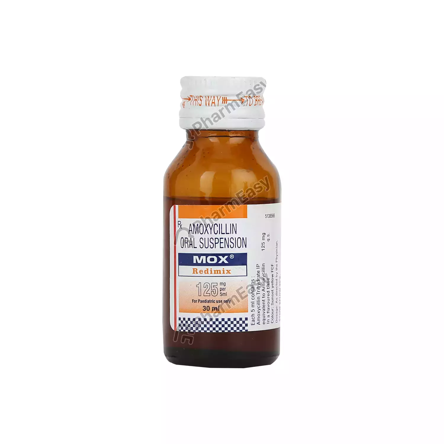 MOX 125MG SUS 30ML