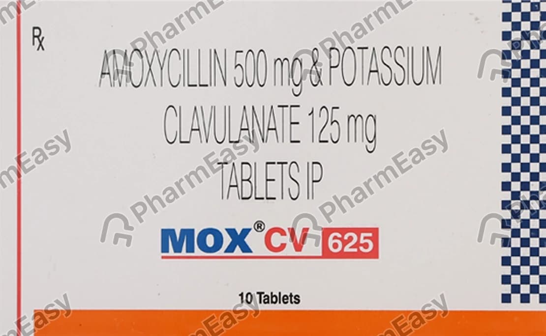 MOX CV 625MG TAB