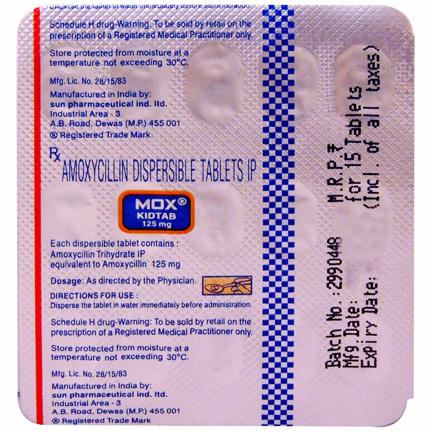 MOX KID 125 TAB 15`S