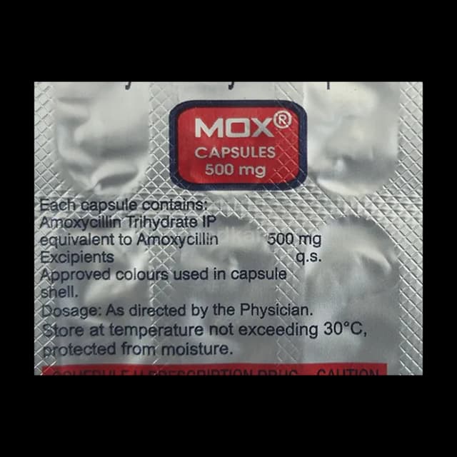Mox P 500MG Tab 15S