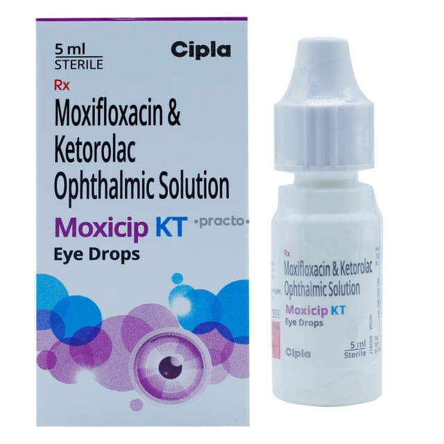 Moxicip Kt Eye Drops