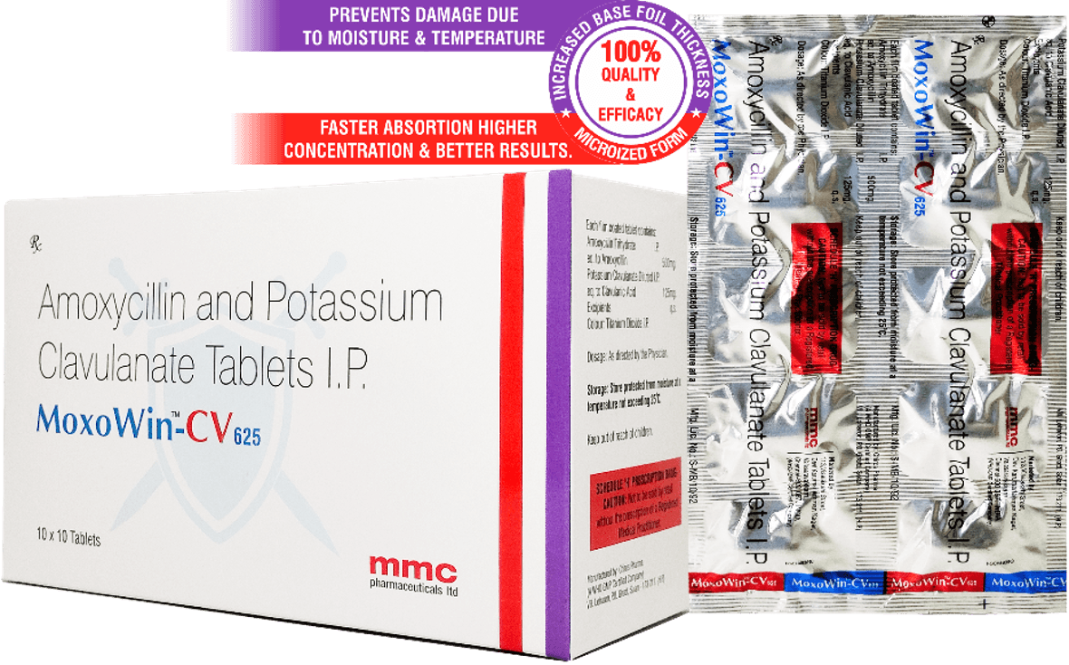 MOXOWIN CV 625MG TAB