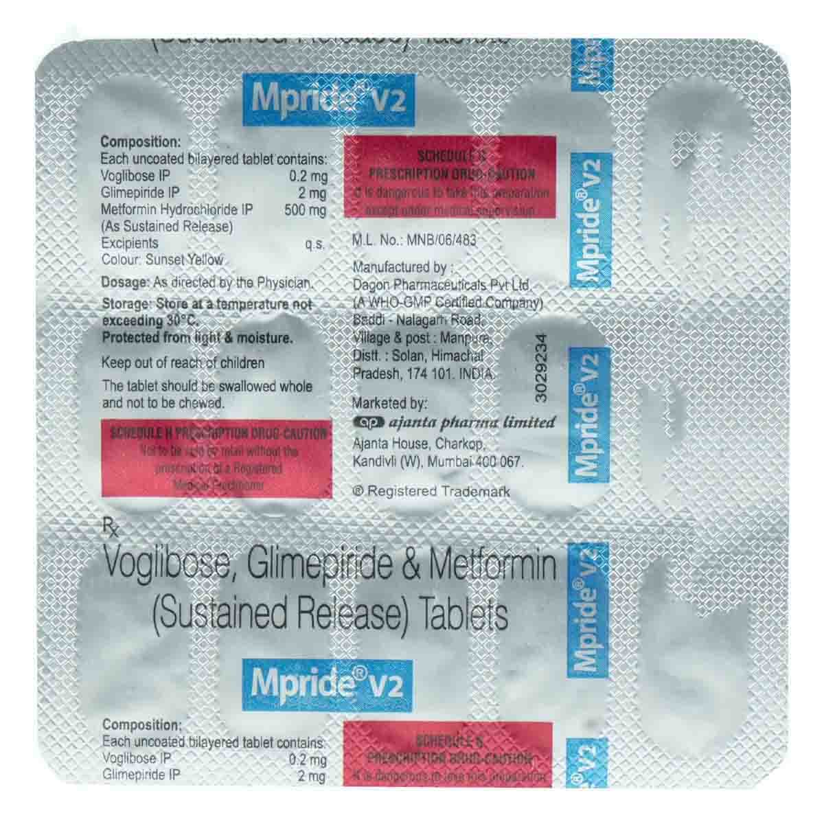 MPRIDE V2 /0.2 TAB