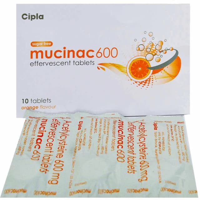 Mucinac 600 Tab 10S