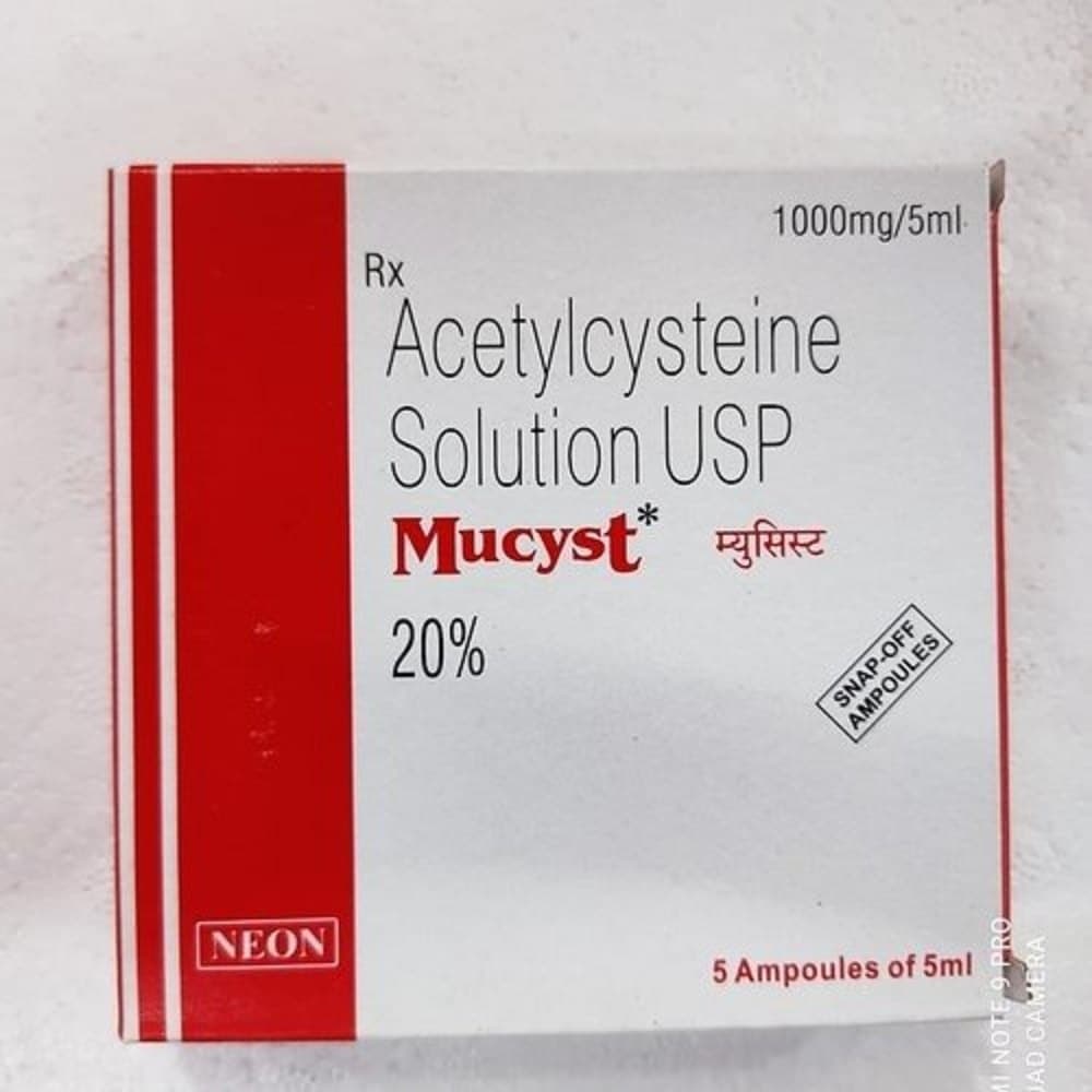 MUCYST 1000MG INJ