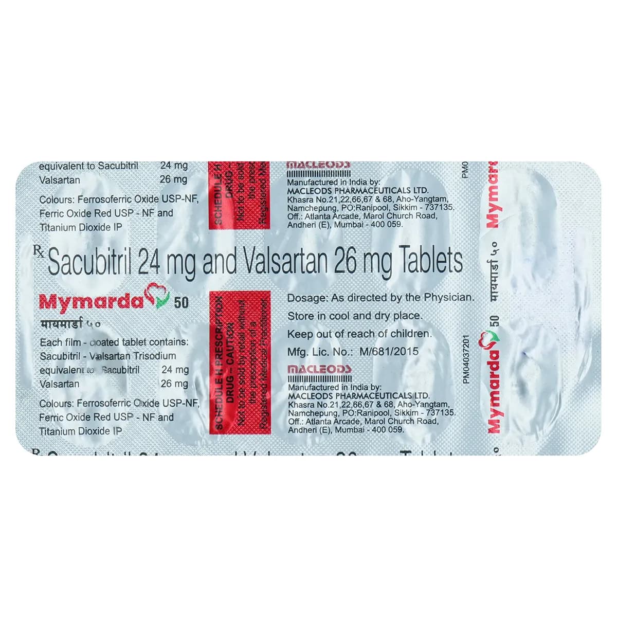 MYMARDA 50 TAB 10`S