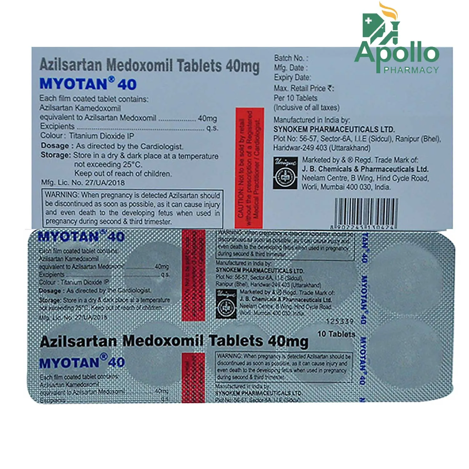 MYOTAN 40MG