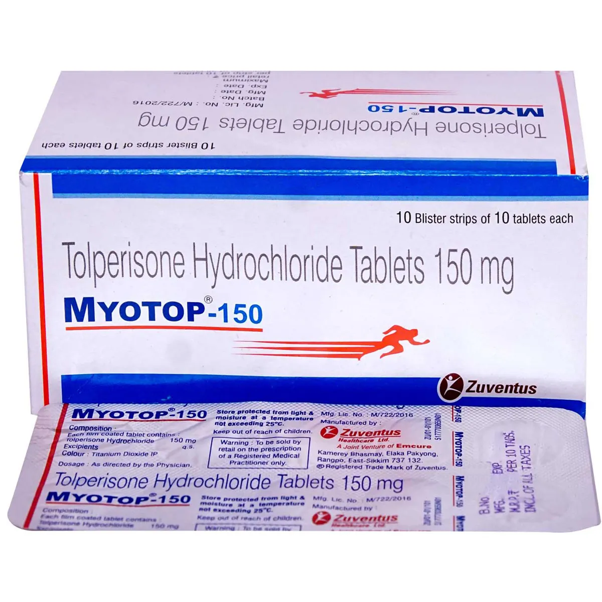 MYOTOP-150 TAB 10`S